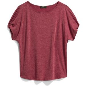 Collette Romey cold shoulder knit top